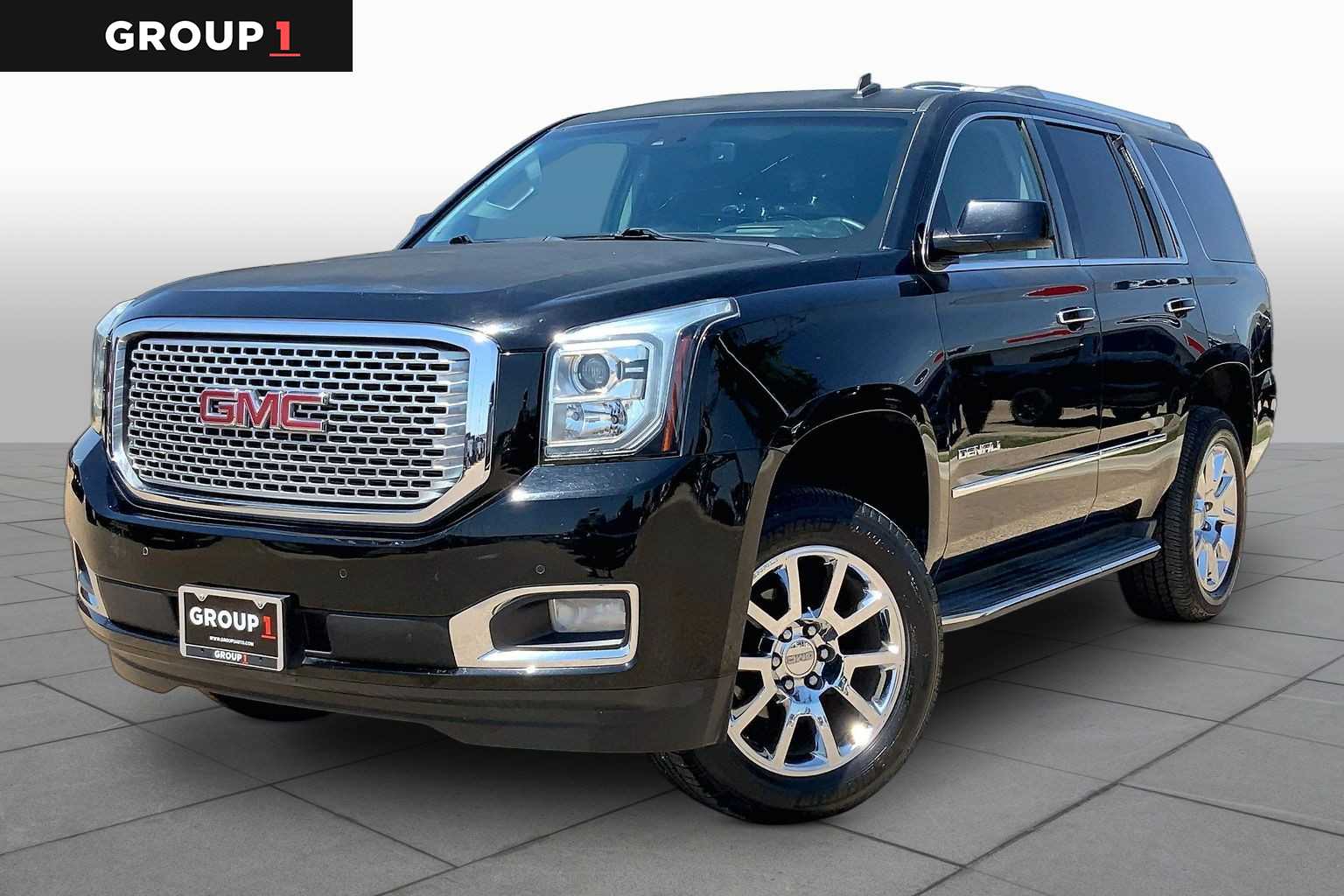 Onyx Black 2015 GMC Yukon SUV / Crossover Four-Wheel Drive 6-Speed Automatic
