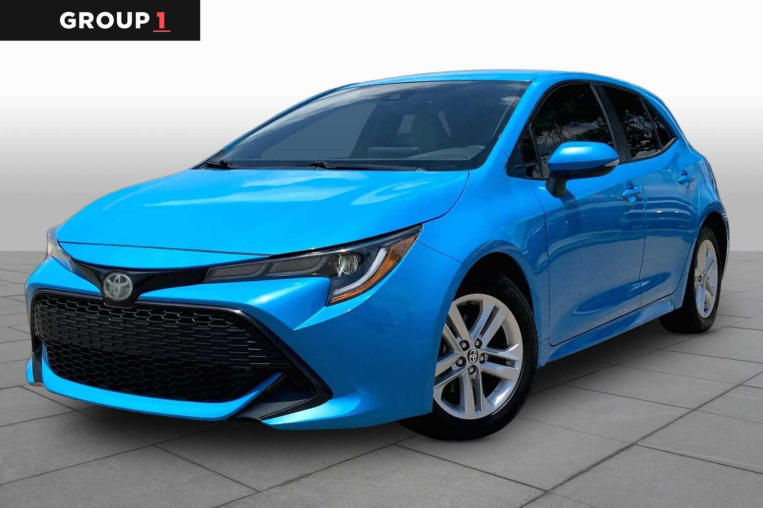 Blue Flame 2019 Toyota Corolla Hatchback Hatchback Front-Wheel Drive Automatic