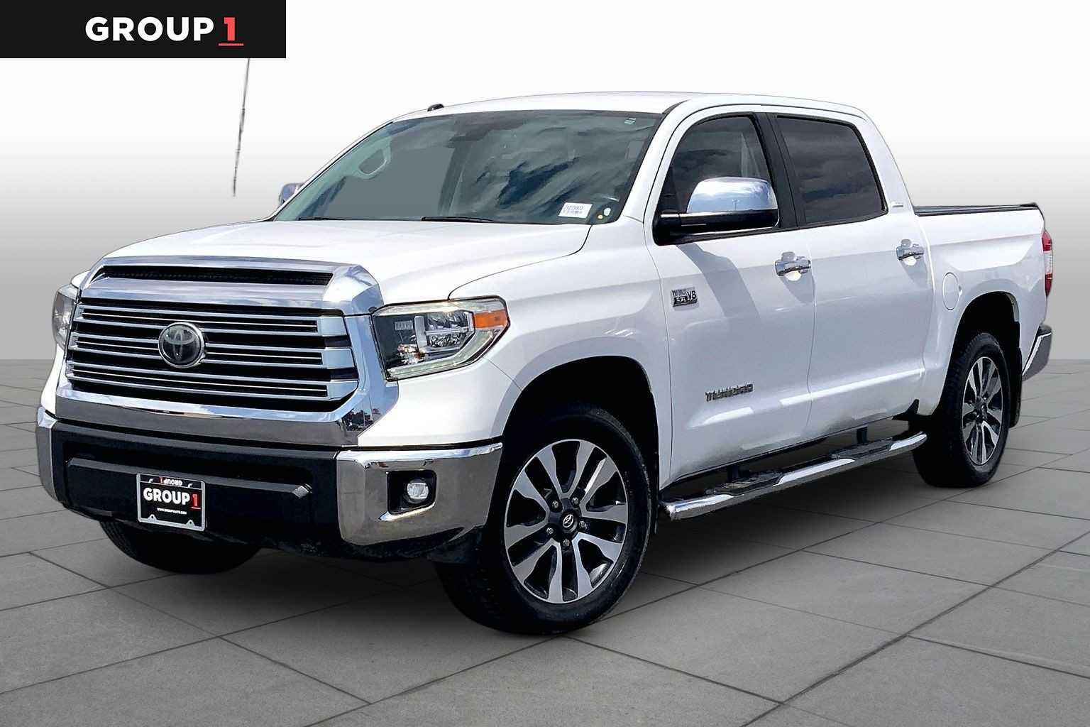 Super White 2018 Toyota Tundra Pickup Truck 4X2 6-Speed Automatic