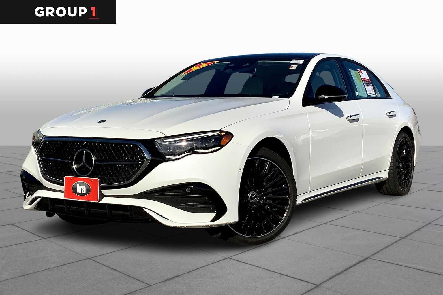 MANUFAKTUR Moonlight White Metallic 2024 Mercedes-Benz E-Class Sedan All-Wheel Drive 9-Speed Automatic