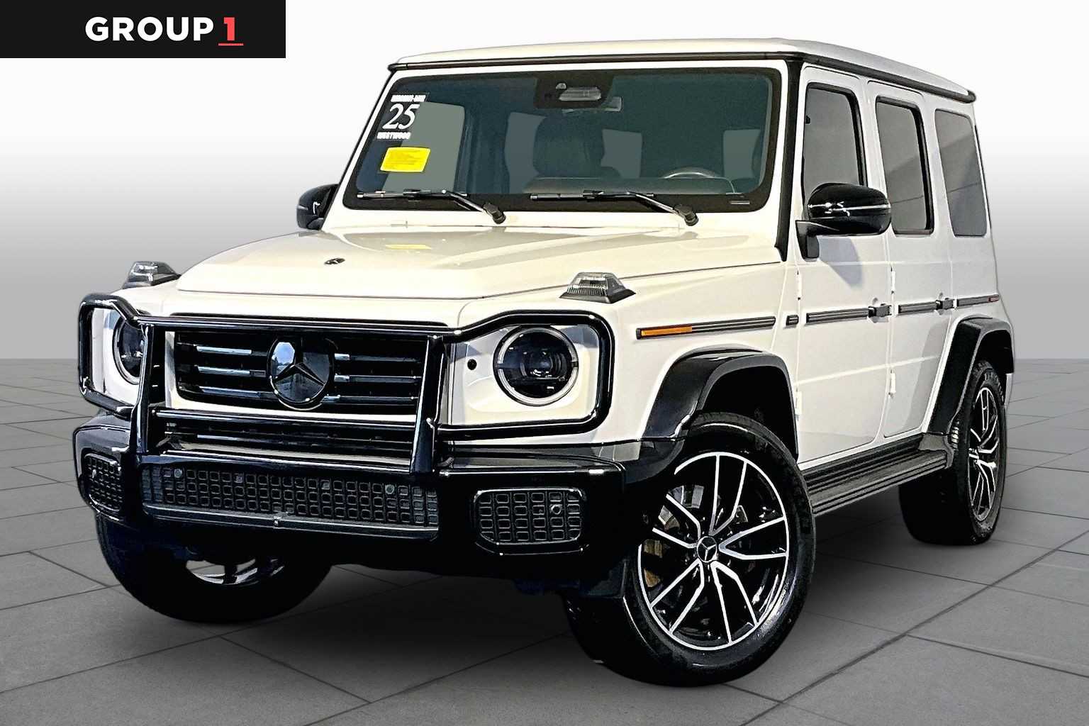 MANUFAKTUR Moonlight White Metallic 2025 Mercedes-Benz G-Class SUV / Crossover All-Wheel Drive 9-Speed Automatic