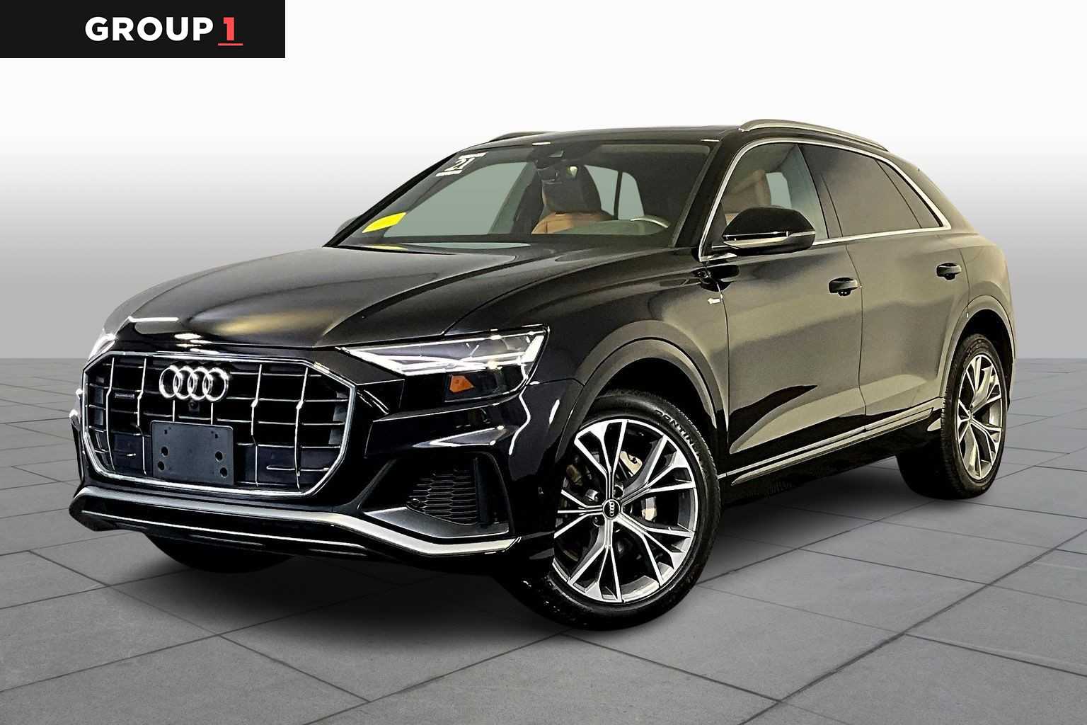 Orca Black Metallic 2021 Audi Q8 quattro Premium Plus 55 TFSI SUV / Crossover All-Wheel Drive 8-Speed Automatic