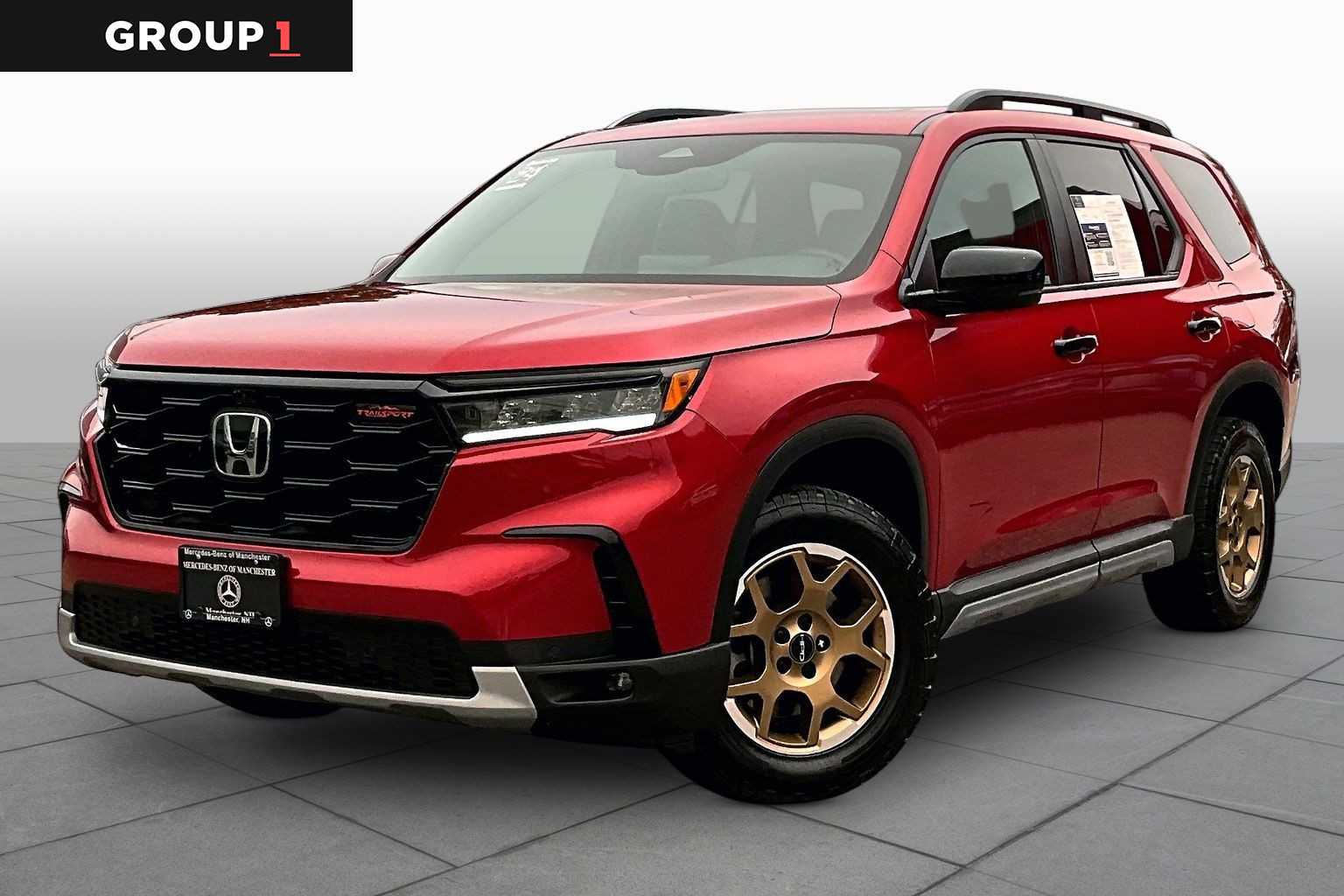 Radiant Red Metallic II 2024 Honda Pilot SUV / Crossover All-Wheel Drive Automatic