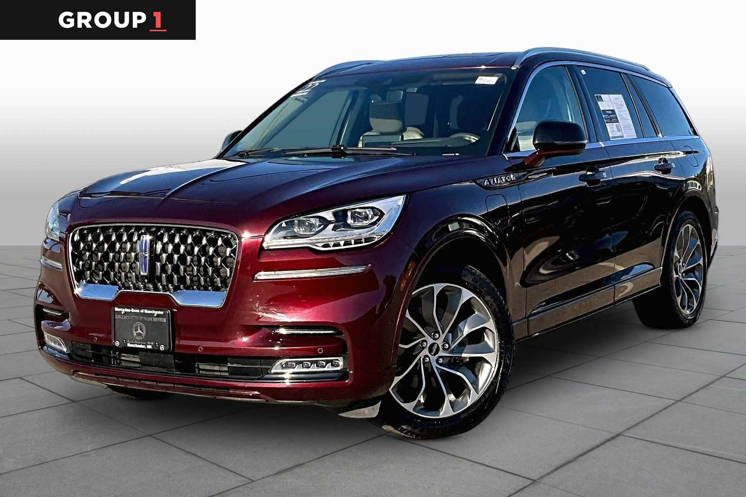 Red (Burgundy Velvet) 2022 Lincoln Aviator SUV / Crossover All-Wheel Drive Automatic