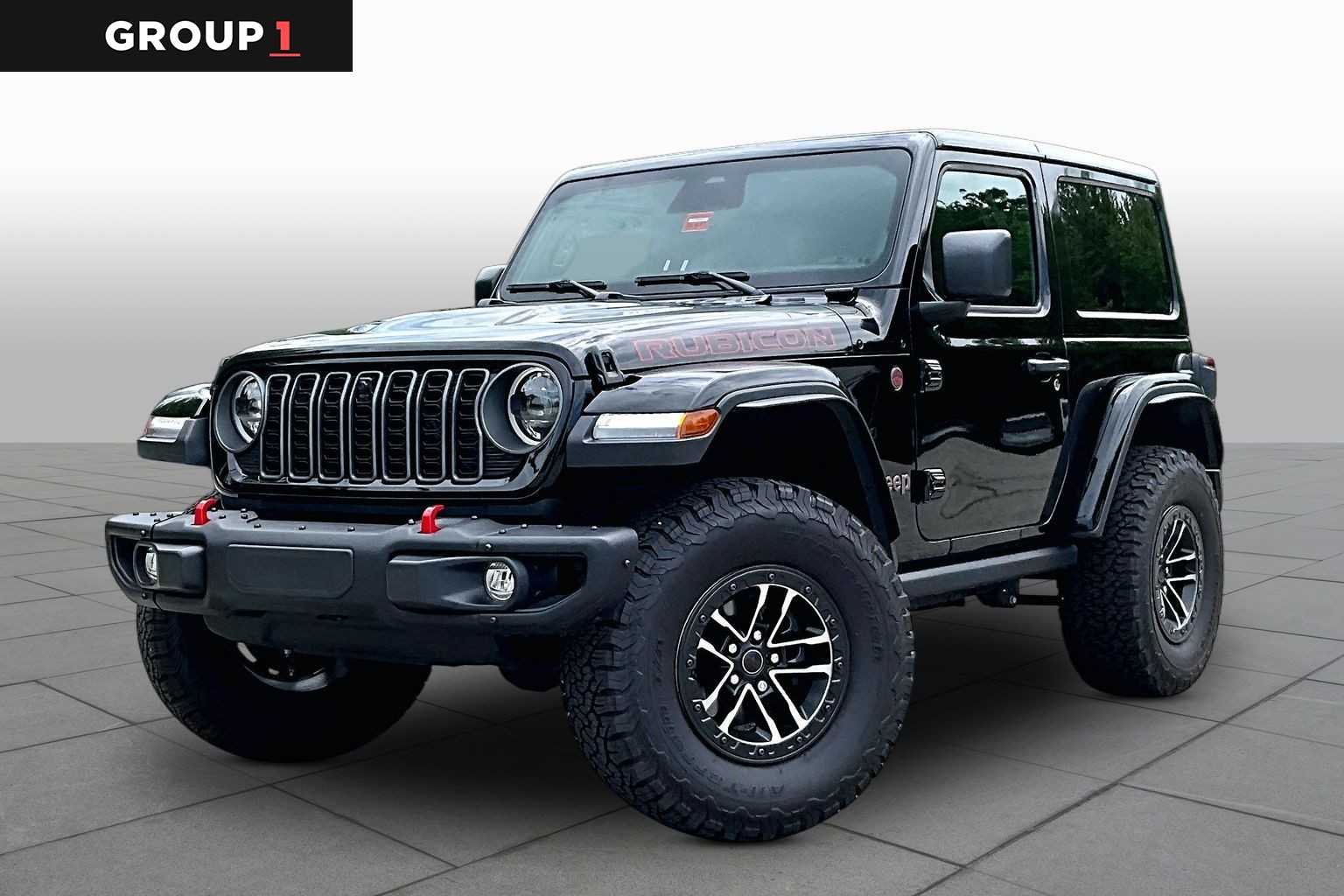 Black Clearcoat 2025 Jeep Wrangler Rubicon X 2-Door4WD SUV / Crossover Four-Wheel Drive 8-Speed Automatic