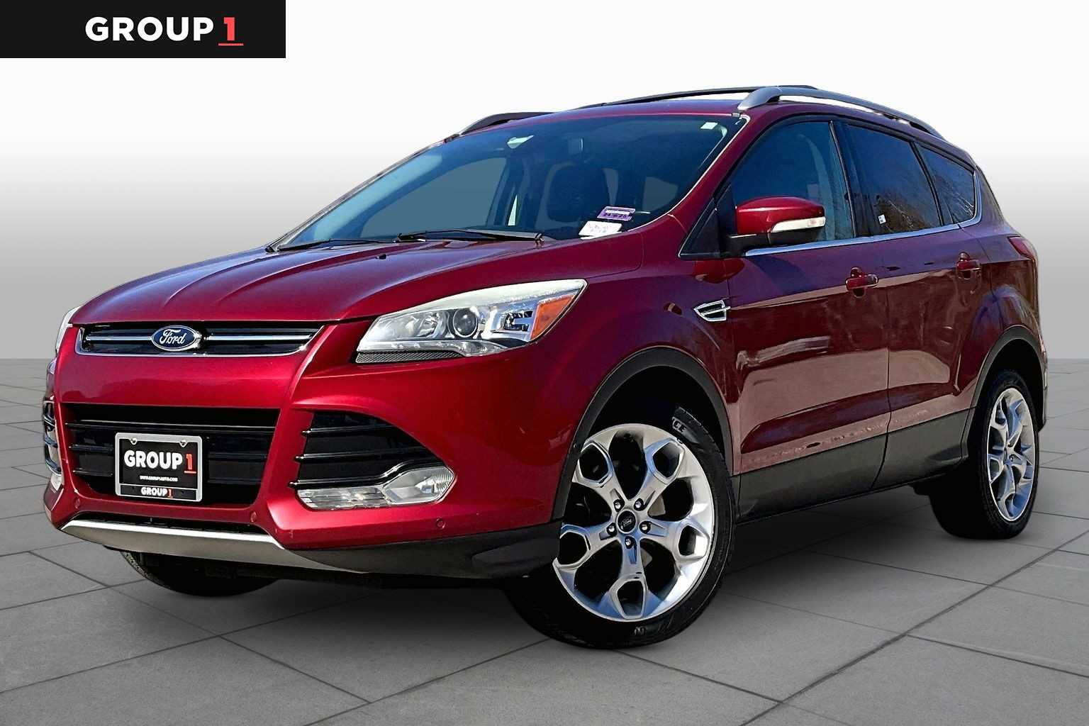 Ruby Red 2013 Ford Escape Titanium AWD SUV / Crossover All-Wheel Drive 6-Speed Automatic