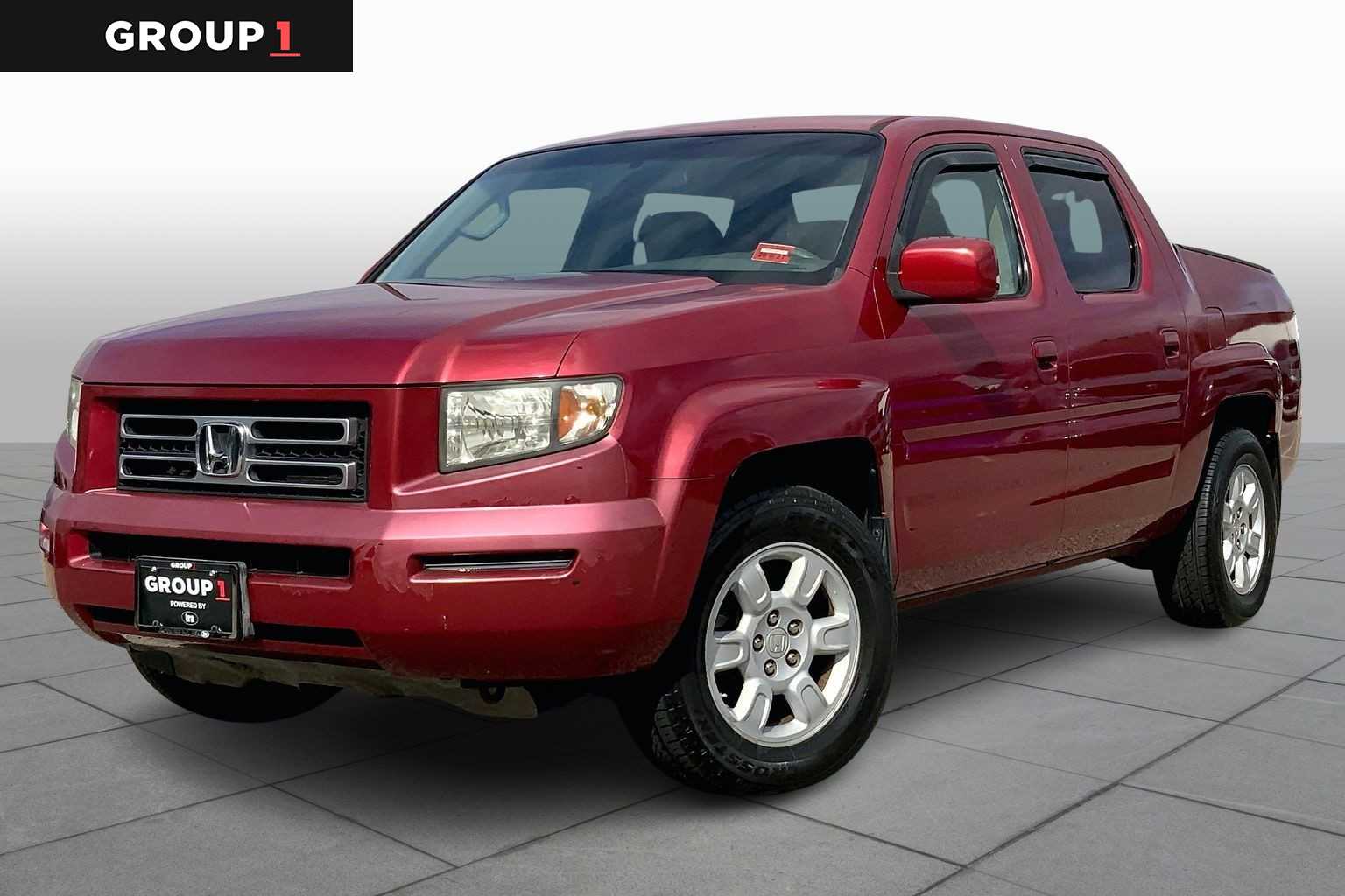 San Marino Red 2006 Honda Ridgeline RTS Pickup Truck All-Wheel Drive 5-Speed Automatic