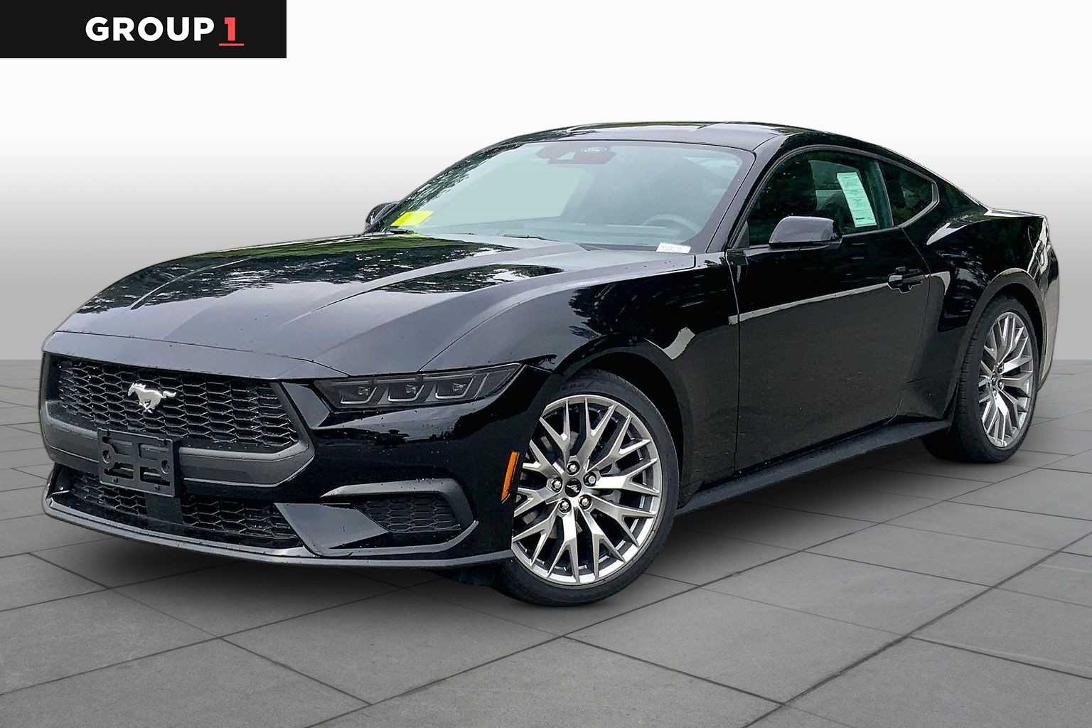 Shadow Black 2026 Ford Mustang Coupe Rear-Wheel Drive Automatic