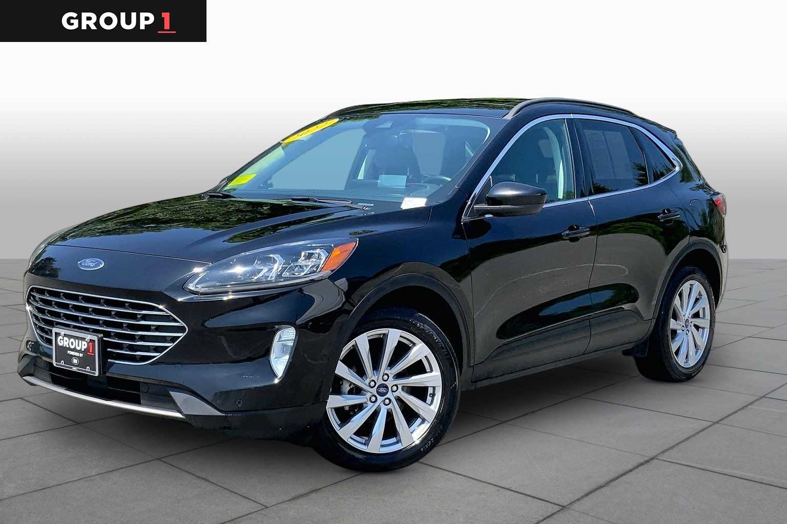 Agate Black 2022 Ford Escape SUV / Crossover All-Wheel Drive 8-Speed Automatic