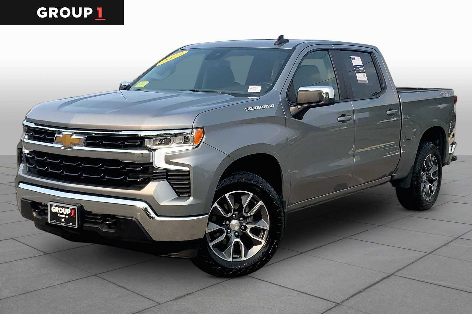 Sterling Gray Metallic 2023 Chevrolet Silverado 1500 Pickup Truck Four-Wheel Drive 8-Speed Automatic