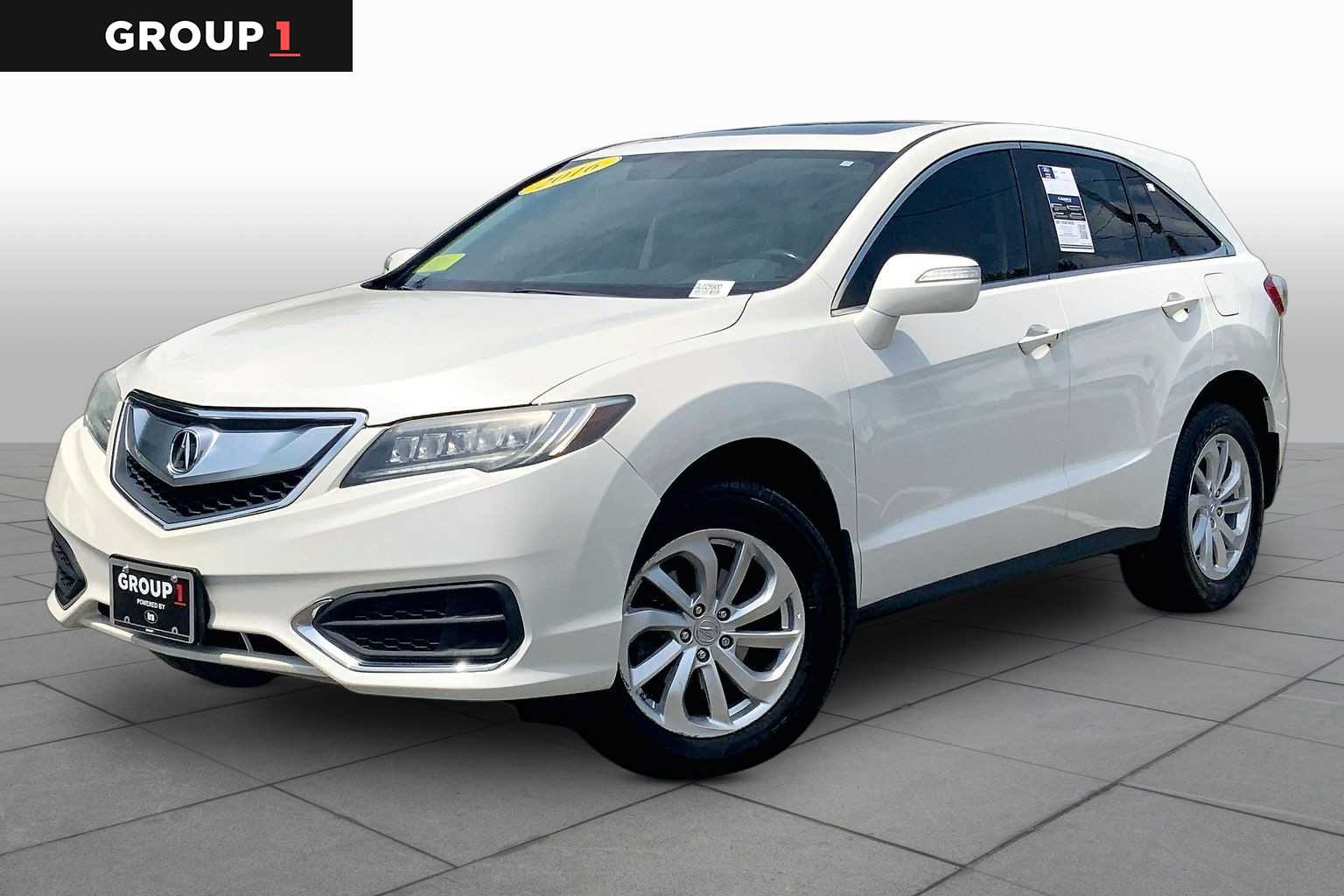 White Diamond Pearl 2016 Acura RDX SUV / Crossover 6-Speed Automatic