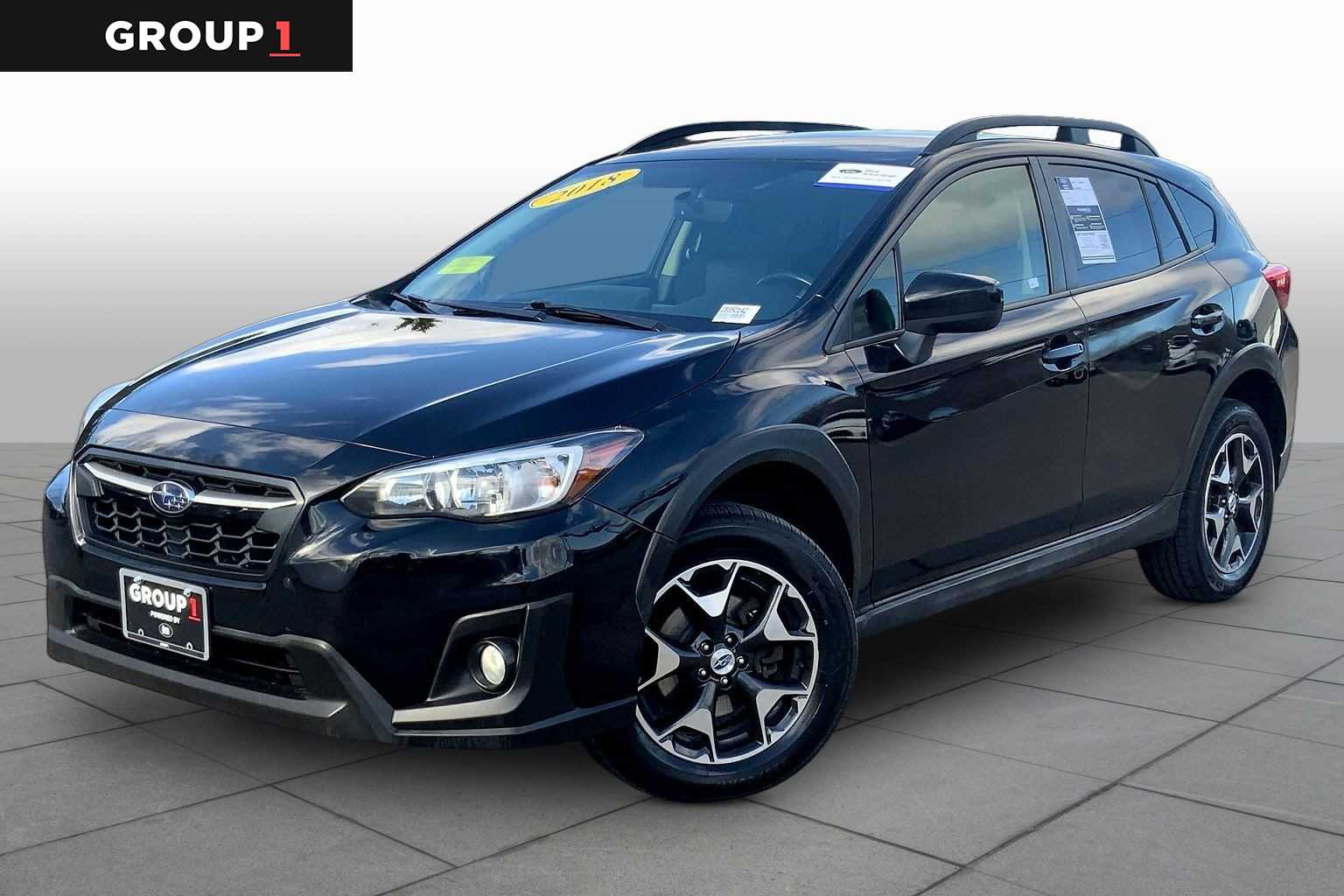 Crystal Black Silica 2018 Subaru Crosstrek Premium SUV / Crossover All-Wheel Drive Continuously Variable Transmission