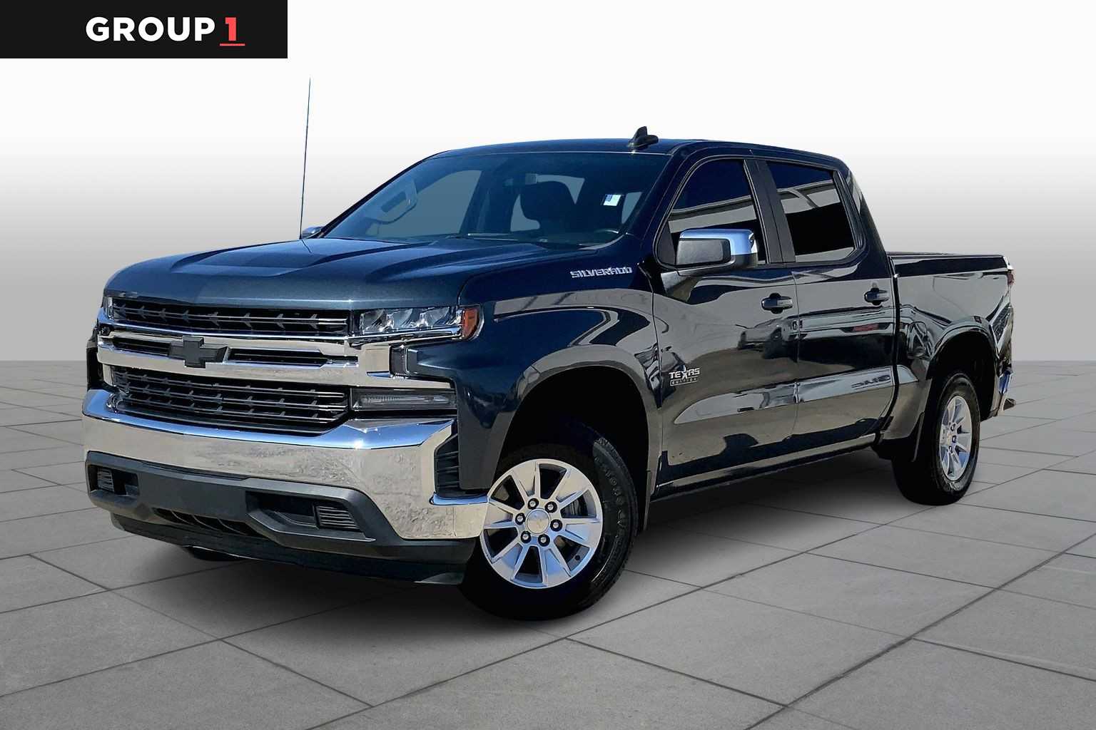 Shadow Gray Metallic 2020 Chevrolet Silverado 1500 LT Crew Cab RWD Pickup Truck 4X2 8-Speed Automatic