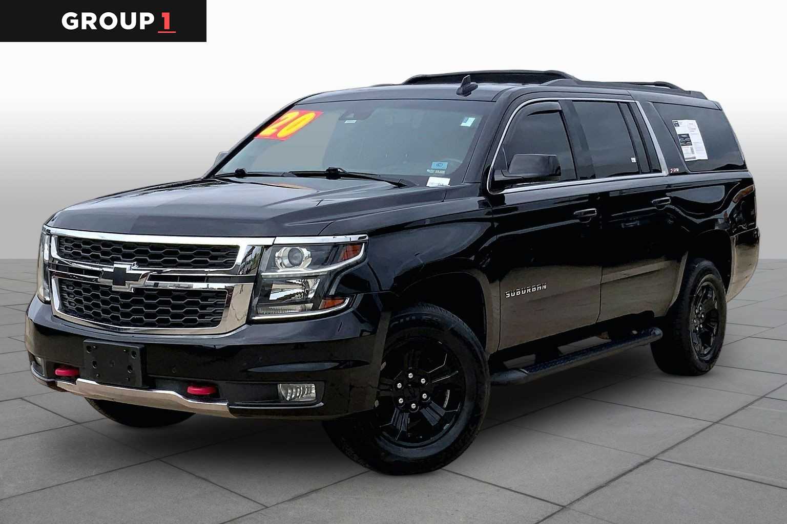 Black 2020 Chevrolet Suburban SUV / Crossover Four-Wheel Drive 6-Speed Automatic