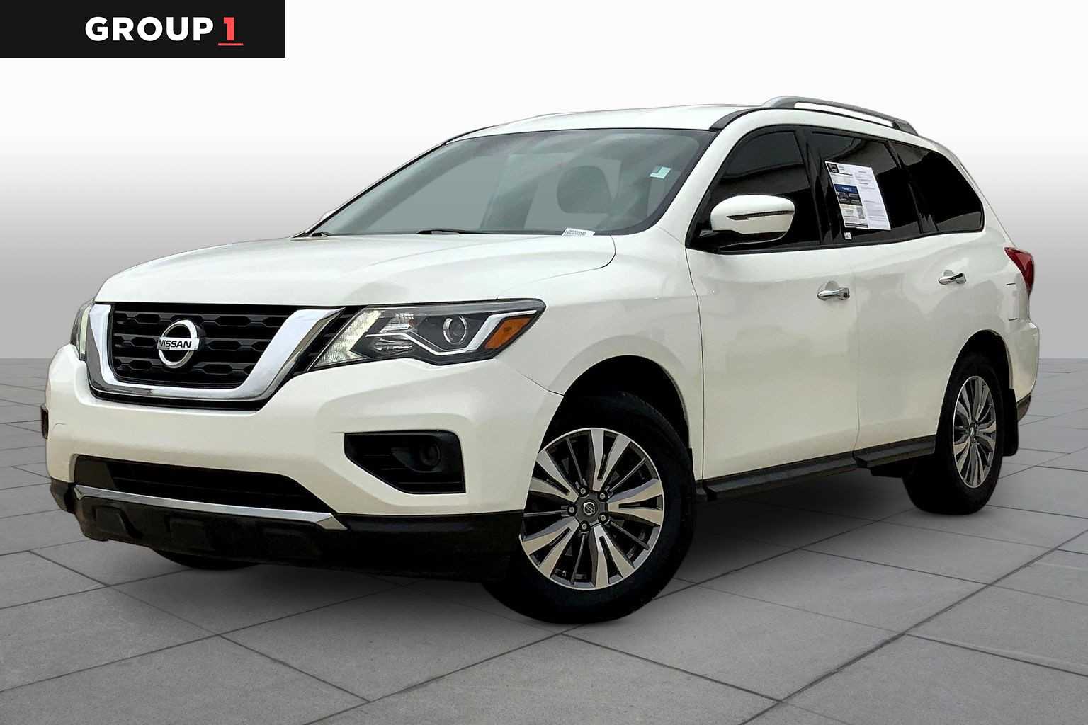 Glacier White 2020 Nissan Pathfinder S FWD SUV / Crossover Front-Wheel Drive Continuously Variable Transmission