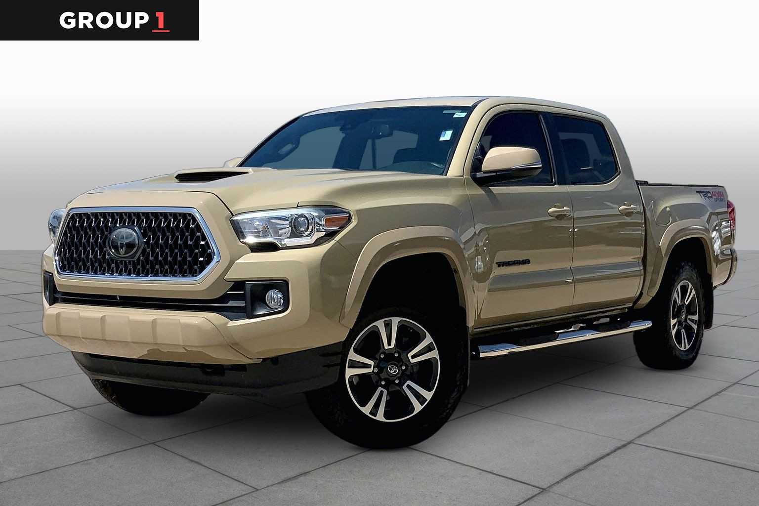 Quicksand 2018 Toyota Tacoma TRD Sport Double Cab 4WD Pickup Truck Four-Wheel Drive Manual