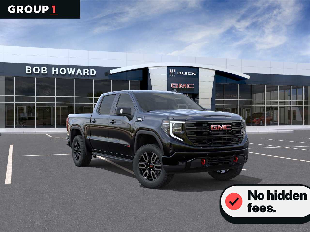 Onyx Black 2026 GMC Sierra 1500 Pickup Truck Four-Wheel Drive Automatic
