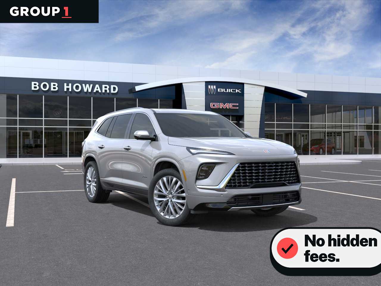 Moonstone Gray Metallic 2026 Buick Enclave SUV / Crossover Four-Wheel Drive 8-Speed Automatic