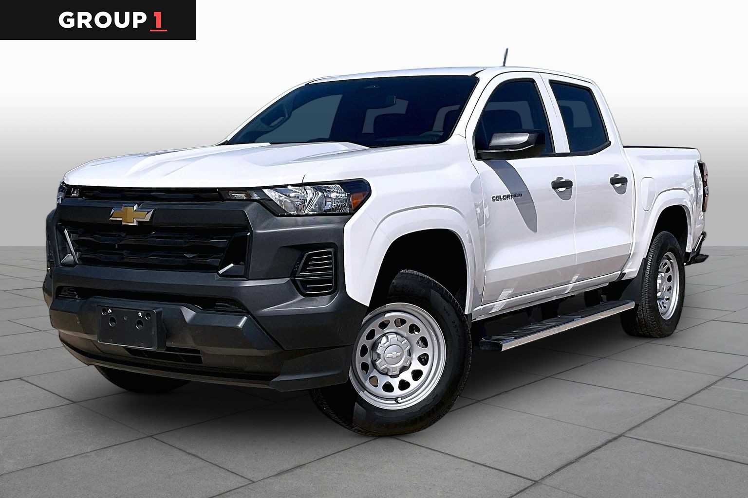 Summit White 2024 Chevrolet Colorado Work Truck Crew Cab RWD Pickup Truck 4X2 8-Speed Automatic