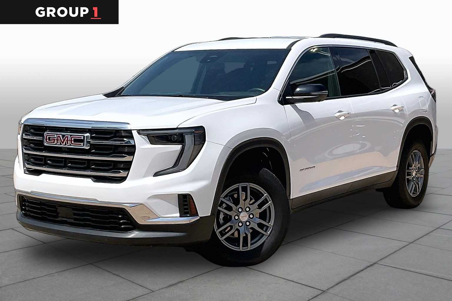 Summit White 2025 GMC Acadia SUV / Crossover Front-Wheel Drive 8-Speed Automatic