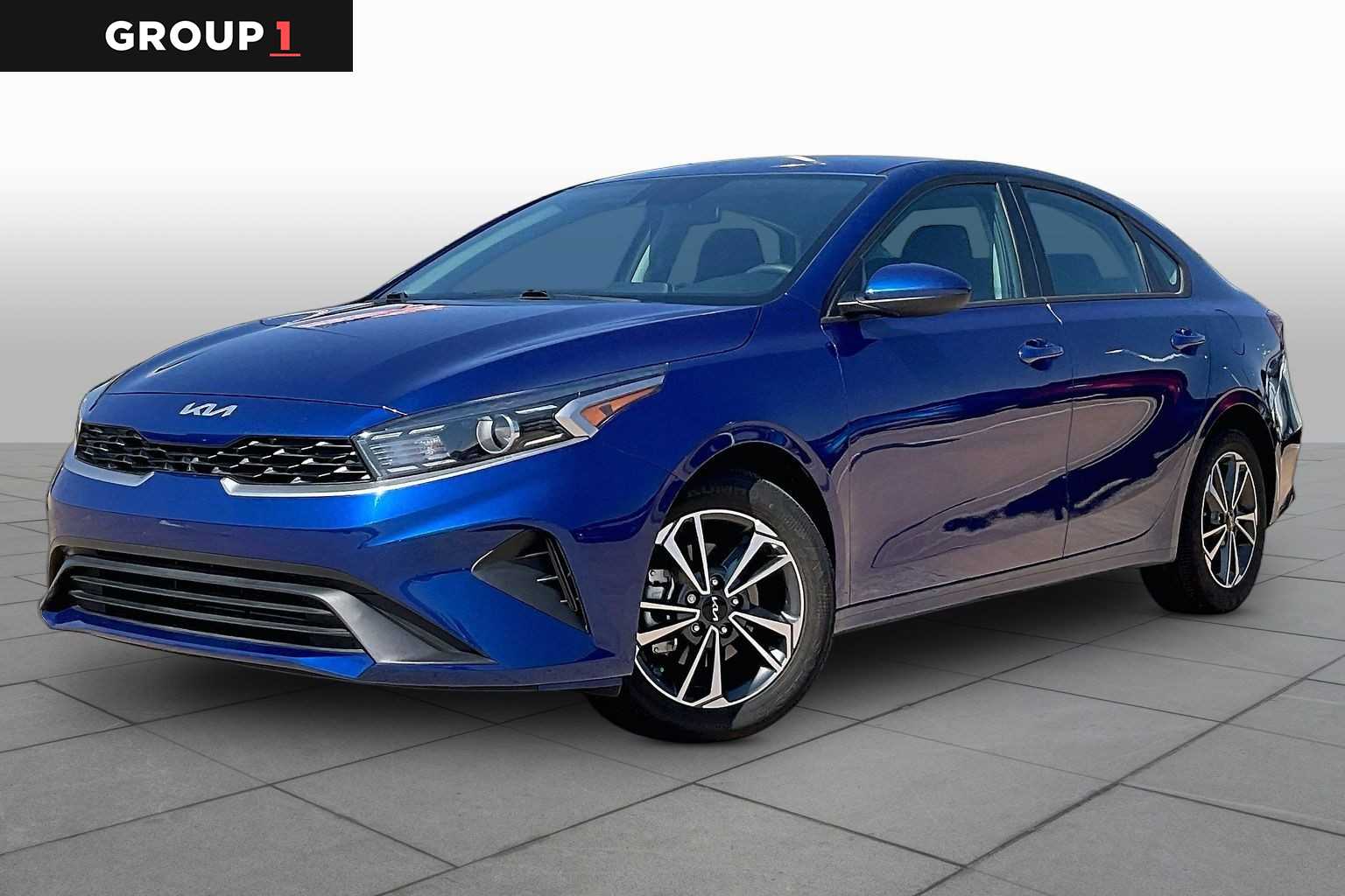 Deep Sea Blue 2024 Kia Forte Sedan Front-Wheel Drive Continuously Variable Transmission