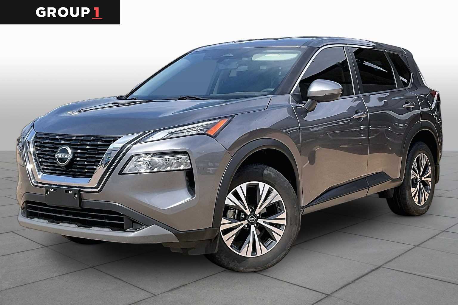 Gray (Gun Metallic) 2023 Nissan Rogue SUV / Crossover Front-Wheel Drive Continuously Variable Transmission