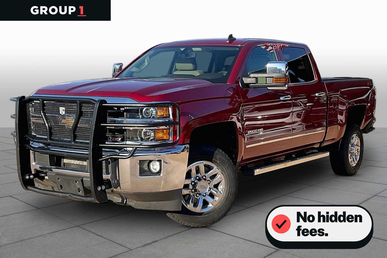 Cajun Red Tintcoat 2018 Chevrolet Silverado 2500HD Pickup Truck Four-Wheel Drive 6-Speed Automatic