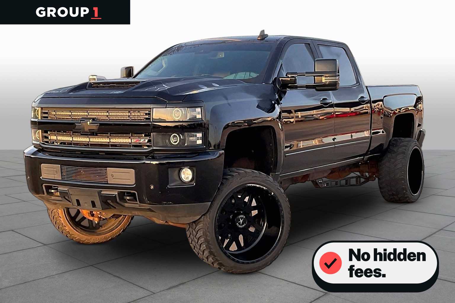 Black 2017 Chevrolet Silverado 2500HD Pickup Truck Four-Wheel Drive 6-Speed Automatic