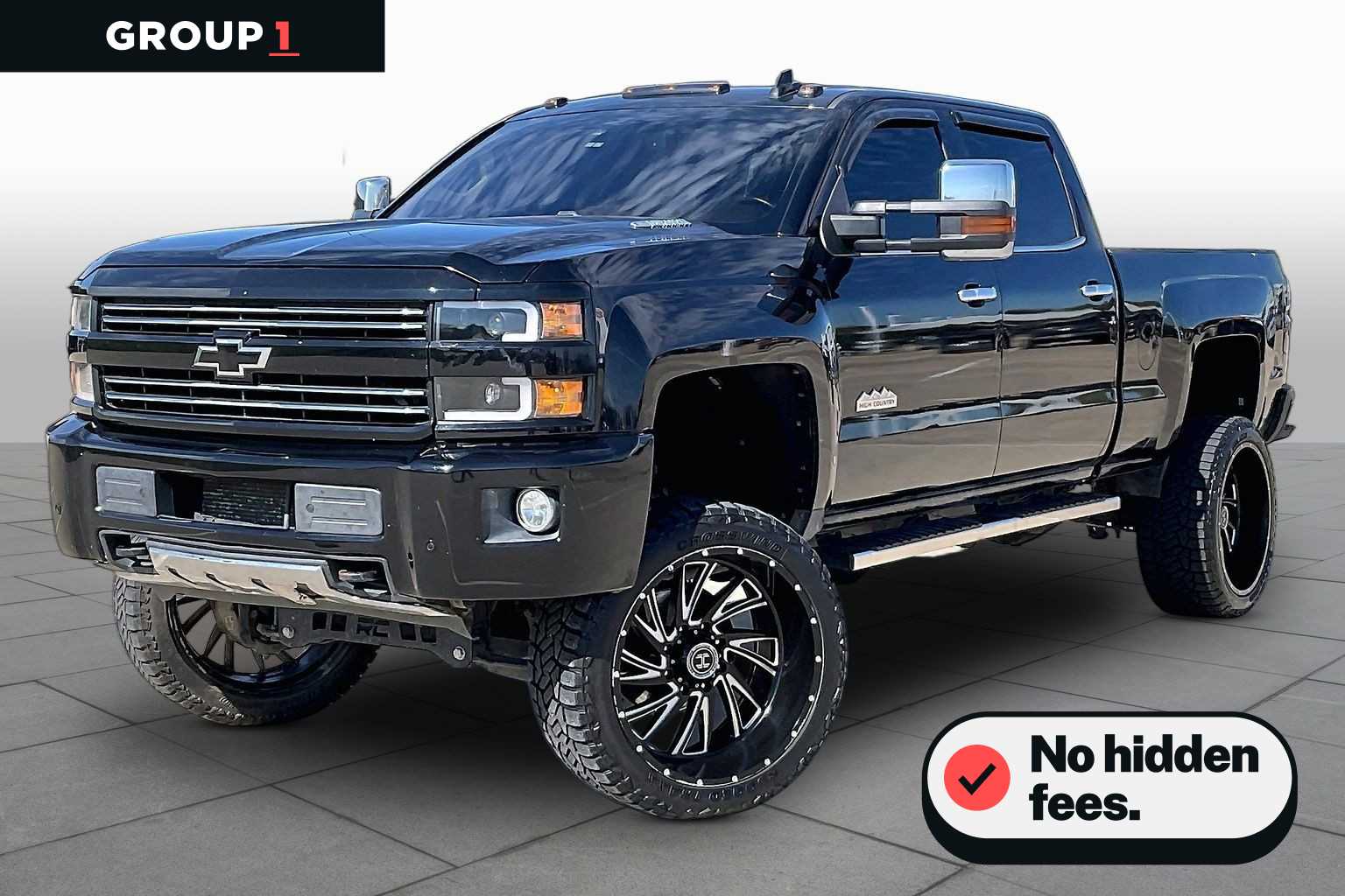 Black 2015 Chevrolet Silverado 2500HD Pickup Truck Four-Wheel Drive 6-Speed Automatic