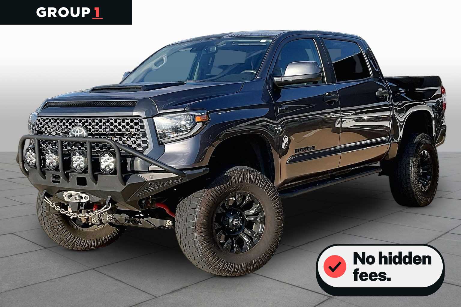 Magnetic Gray Metallic 2021 Toyota Tundra Pickup Truck Four-Wheel Drive 6-Speed Automatic