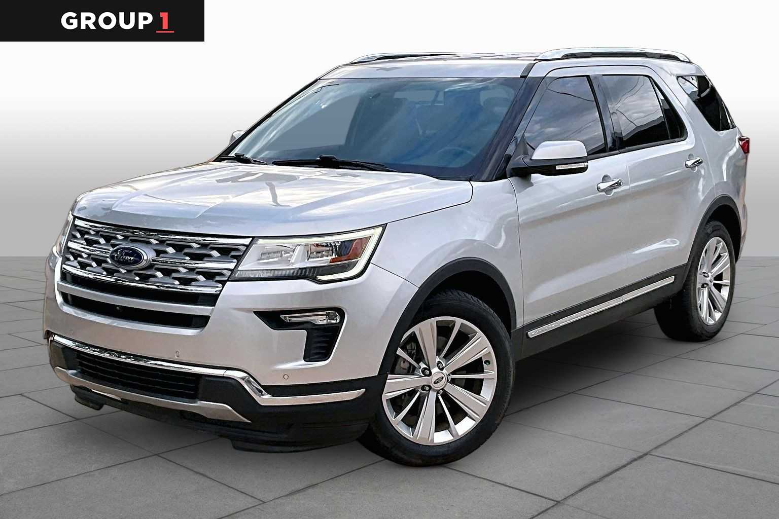 Ingot Silver Metallic 2019 Ford Explorer SUV / Crossover Front-Wheel Drive 6-Speed Automatic