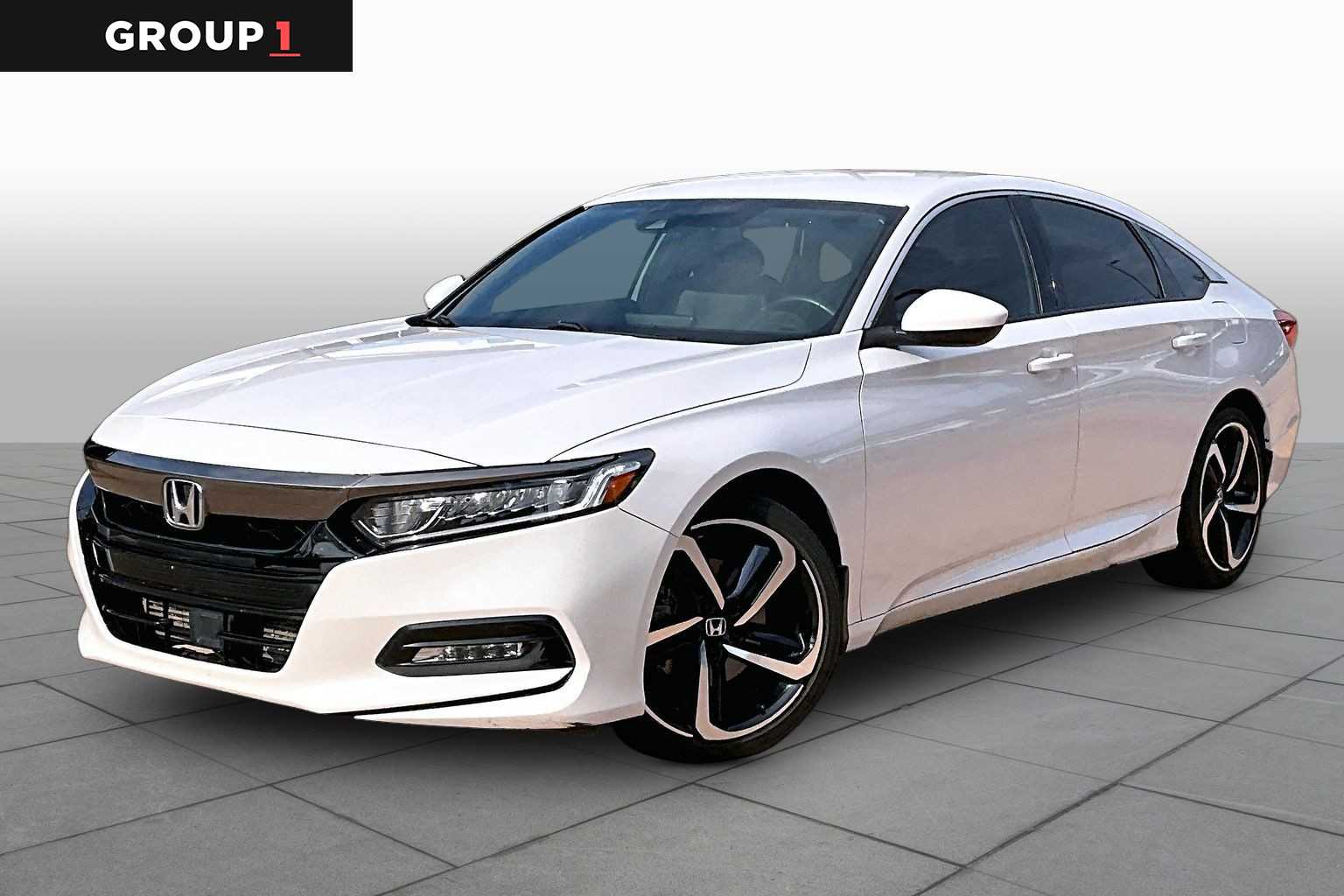 Platinum White Pearl 2019 Honda Accord 1.5T Sport FWD Sedan Front-Wheel Drive Continuously Variable Transmission