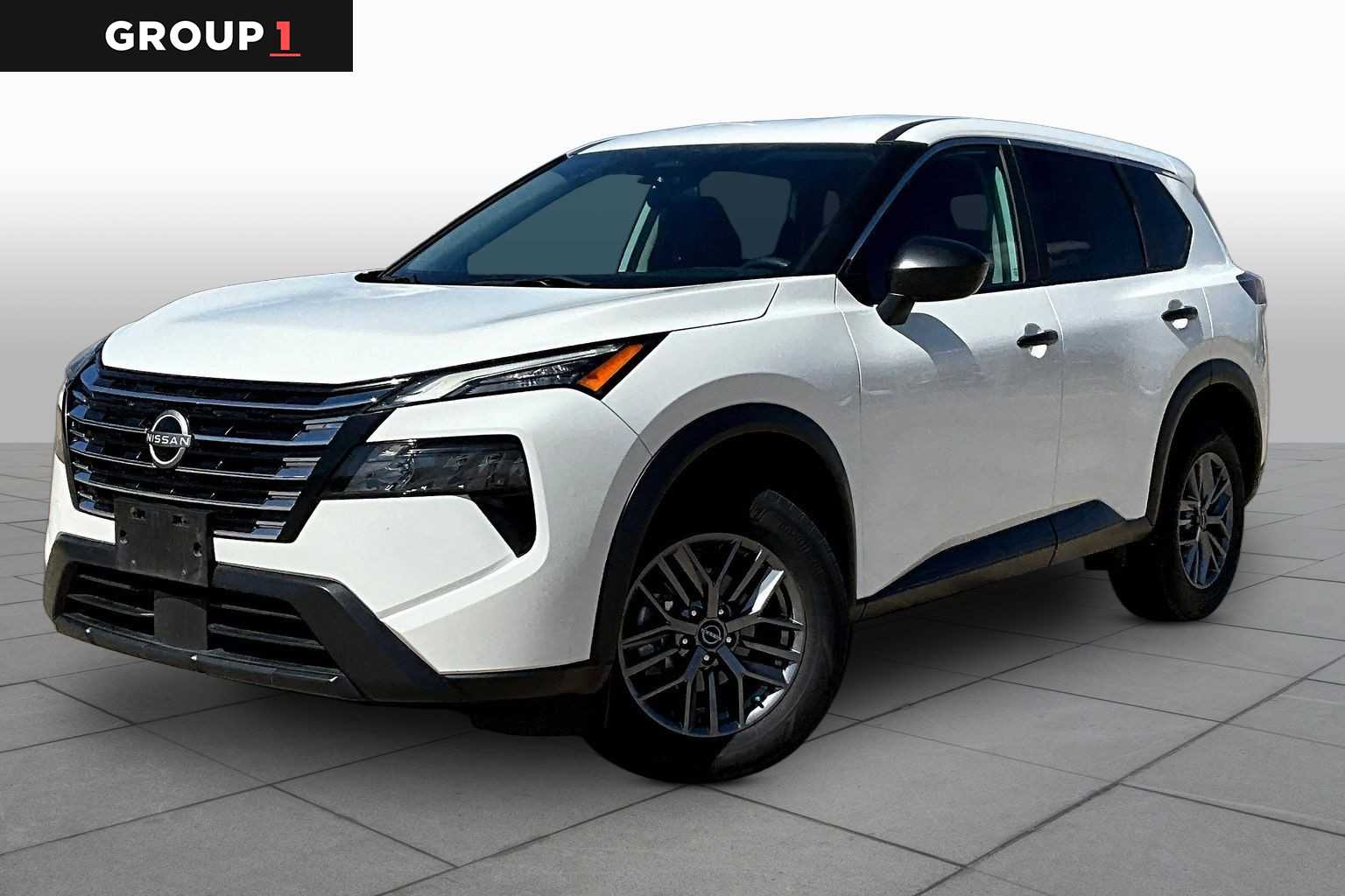 Glacier White 2024 Nissan Rogue S AWD SUV / Crossover All-Wheel Drive Continuously Variable Transmission