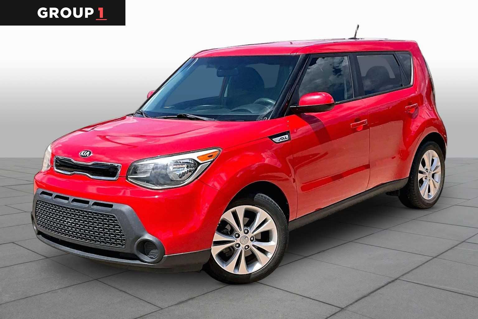 Inferno Red 2015 Kia Soul + Wagon Front-Wheel Drive 6-Speed Automatic