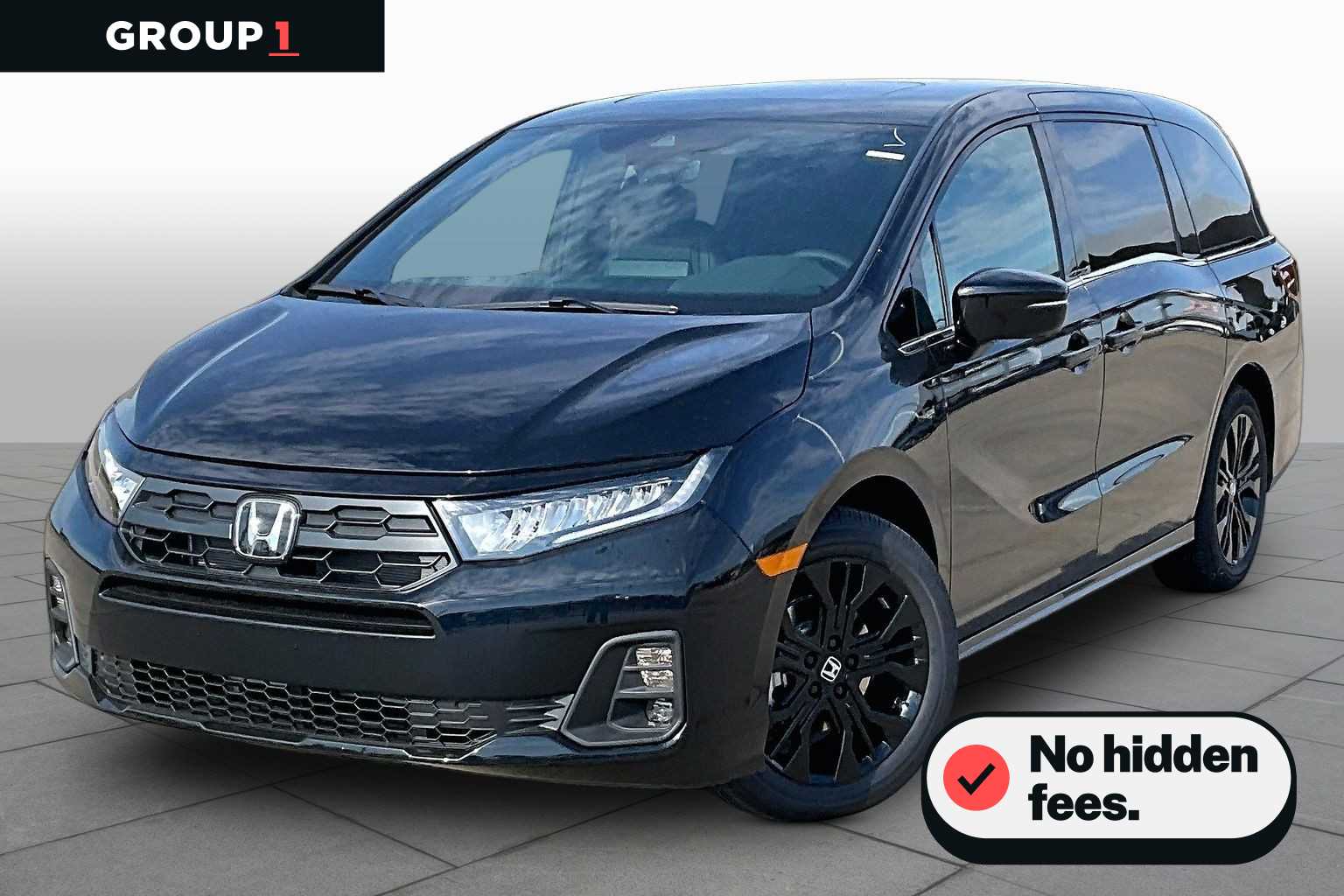 Crystal Black Pearl 2026 Honda Odyssey Minivan Front-Wheel Drive Automatic
