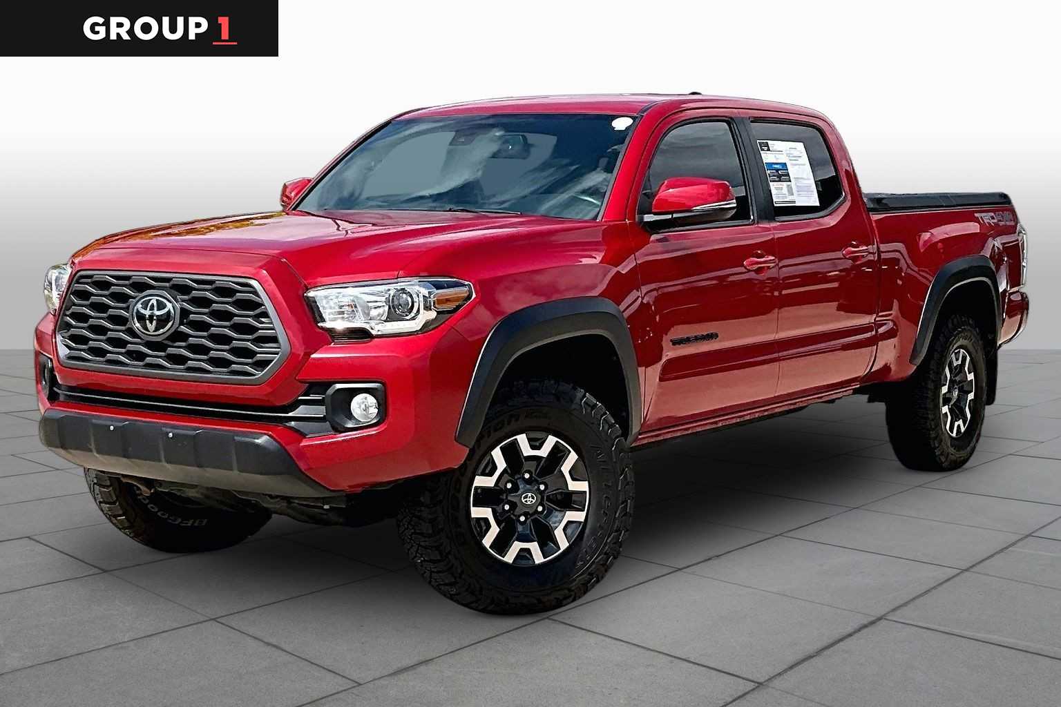 Barcelona Red Metallic 2022 Toyota Tacoma Pickup Truck Four-Wheel Drive 6-Speed Automatic