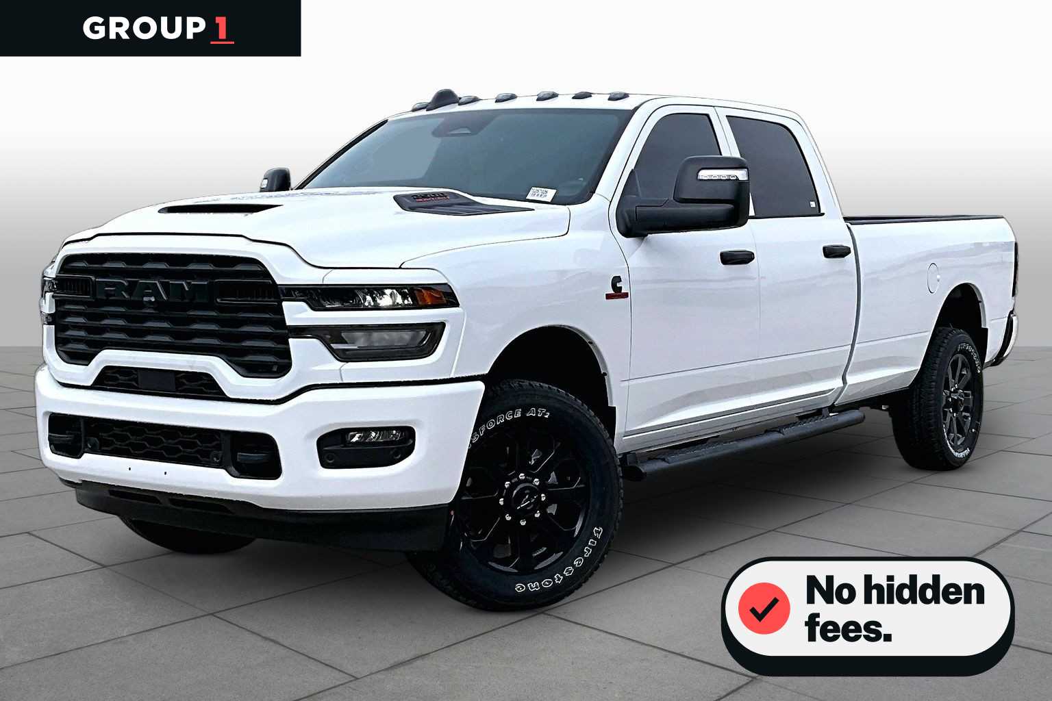 Bright White Clearcoat 2026 RAM 2500 Pickup Truck Four-Wheel Drive 8-Speed Automatic