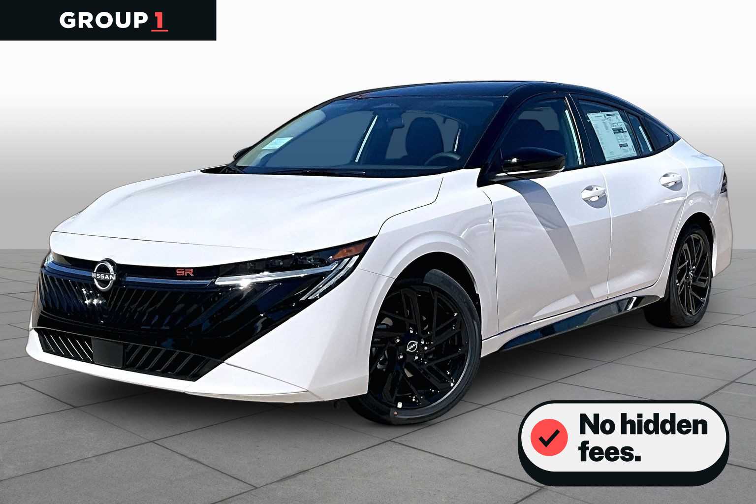 Aspen White Tricoat/Super Black 2027 Nissan Sentra Sedan Front-Wheel Drive Continuously Variable Transmission