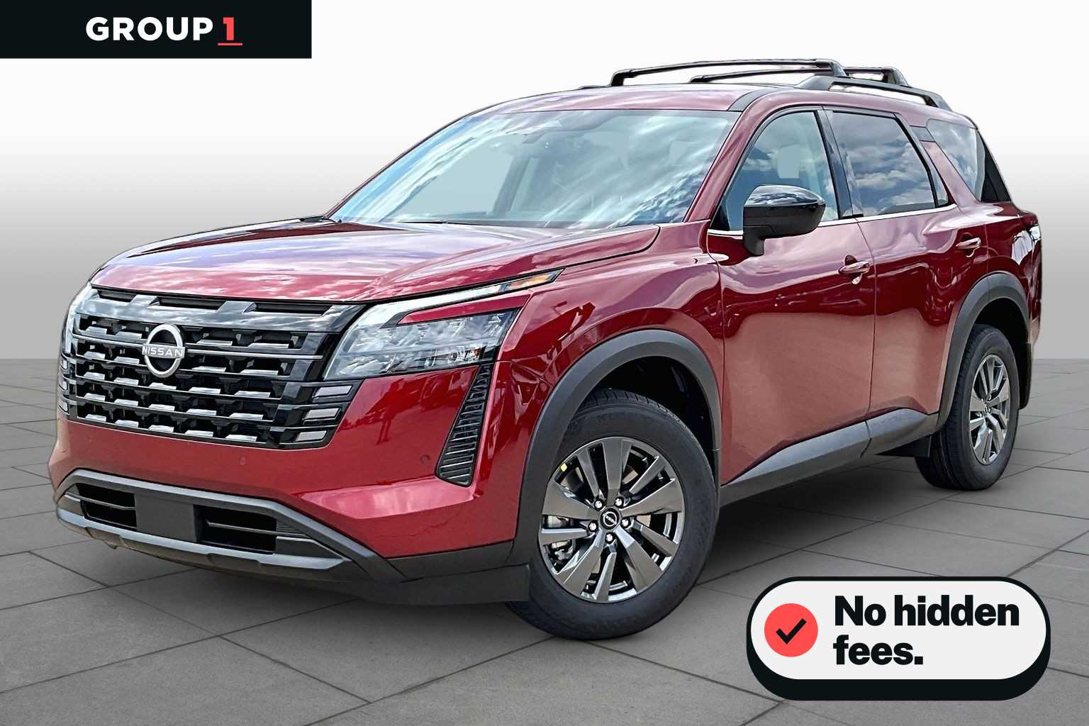 Red (Scarlet Ember Tintcoat) 2026 Nissan Pathfinder SUV / Crossover All-Wheel Drive 9-Speed Automatic