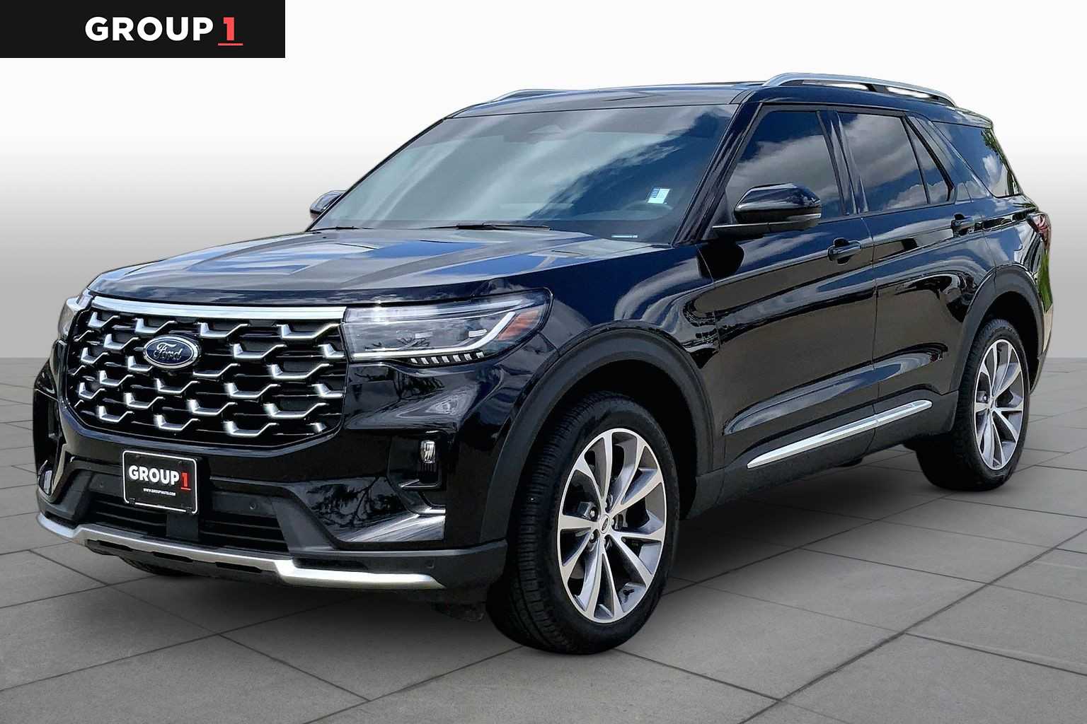 Agate Black Metallic 2025 Ford Explorer SUV / Crossover All-Wheel Drive Automatic