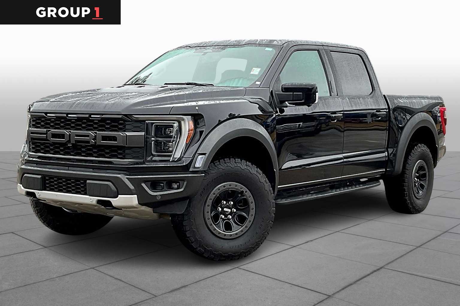 Agate Black Metallic 2023 Ford F-150 Raptor SuperCrew 4WD Pickup Truck Four-Wheel Drive Automatic