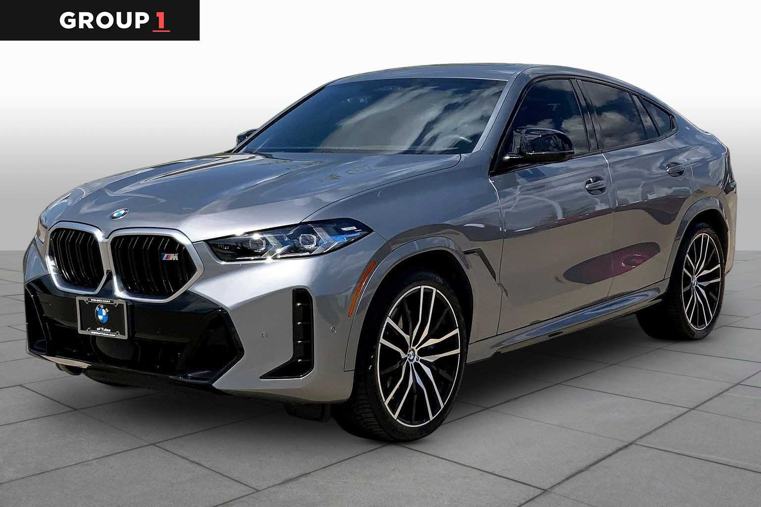 Gray (Skyscraper Grey Metallic) 2024 BMW X6 M60i xDrive AWD SUV / Crossover All-Wheel Drive 8-Speed Automatic