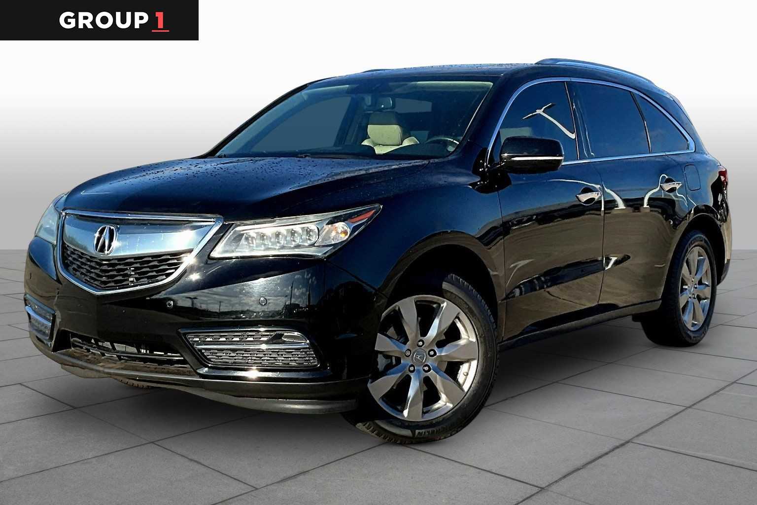 Crystal Black Pearl 2015 Acura MDX SH-AWD with Advance and Entertainment Package SUV / Crossover All-Wheel Drive 6-Speed Automatic