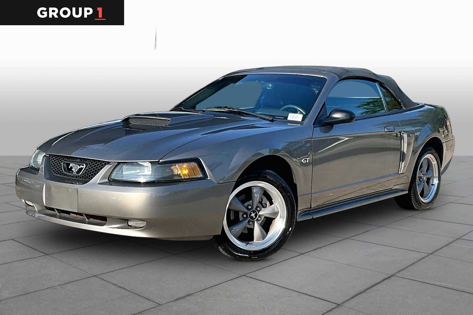 Gray (Mineral Grey Metallic) 2001 Ford Mustang Convertible Rear-Wheel Drive 4-Speed Automatic