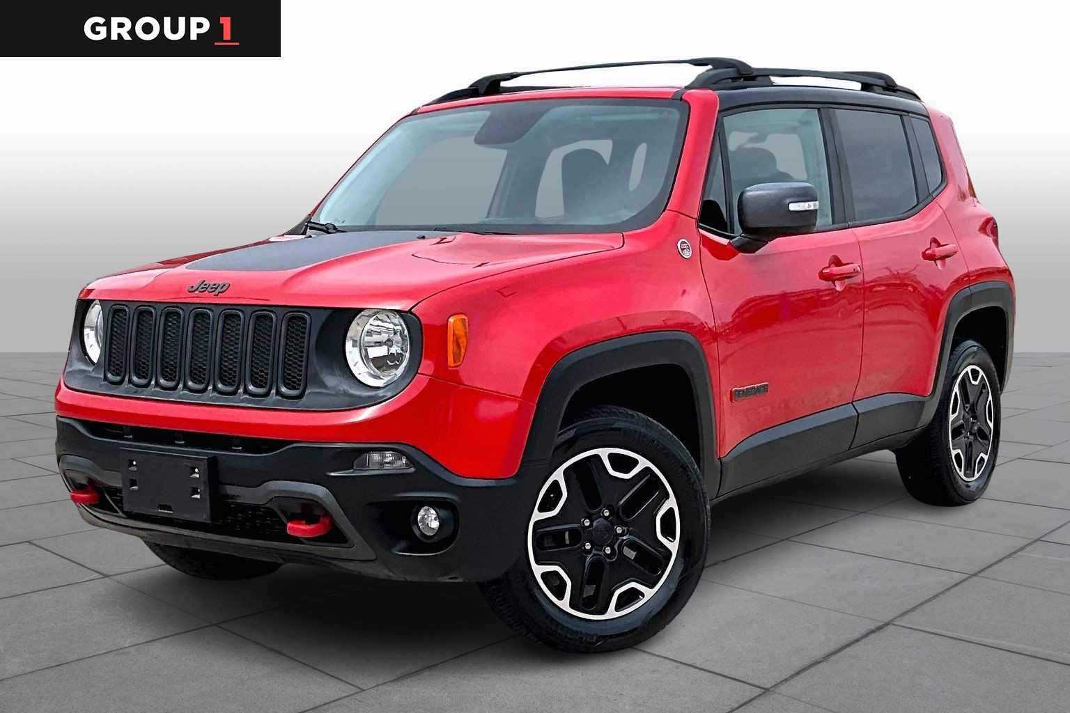 Colorado Red 2016 Jeep Renegade Trailhawk 4WD SUV / Crossover Four-Wheel Drive 9-Speed Automatic