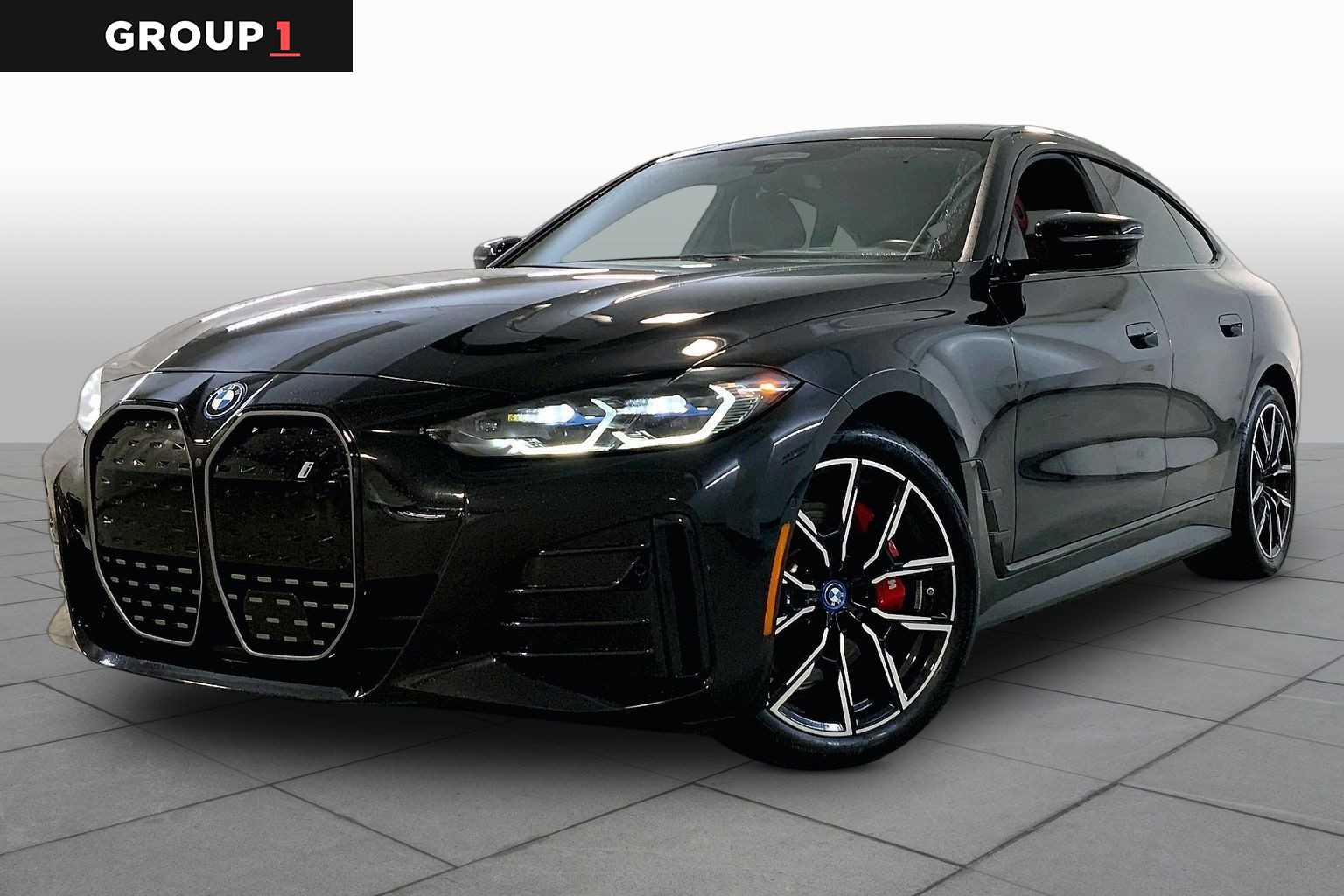 Black Sapphire Metallic 2024 BMW i4 Sedan Rear-Wheel Drive 1-Speed Automatic