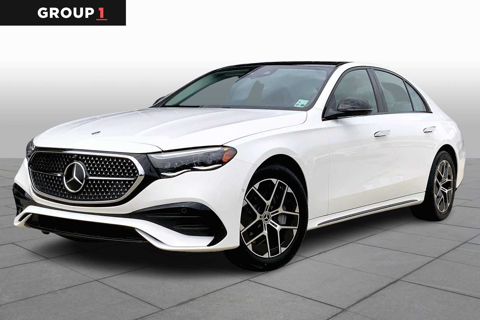 Polar White 2025 Mercedes-Benz E-Class E 450 4MATIC Sedan All-Wheel Drive Automatic