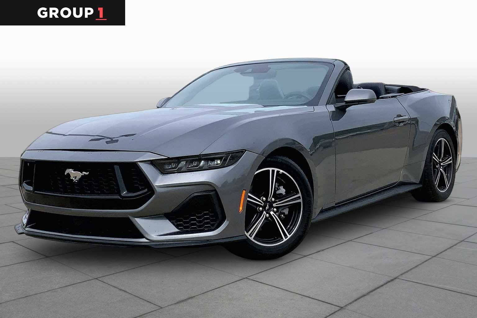 Carbonized Gray Metallic 2025 Ford Mustang Convertible Rear-Wheel Drive Automatic