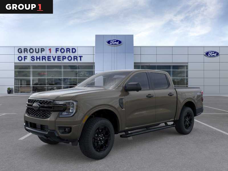 Marsh Gray 2026 Ford Ranger XLT SuperCrew 4WD Pickup Truck Four-Wheel Drive Automatic