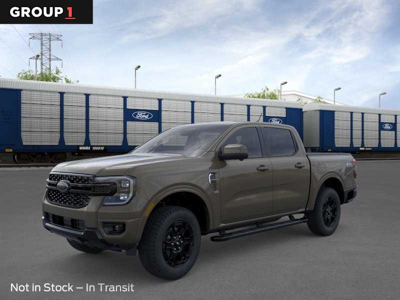 Carbonized Gray Metallic 2026 Ford Ranger Lariat SuperCrew 4WD Pickup Truck Four-Wheel Drive Automatic
